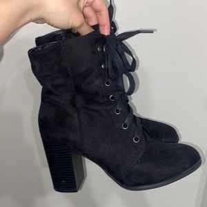 Black Booties size 8